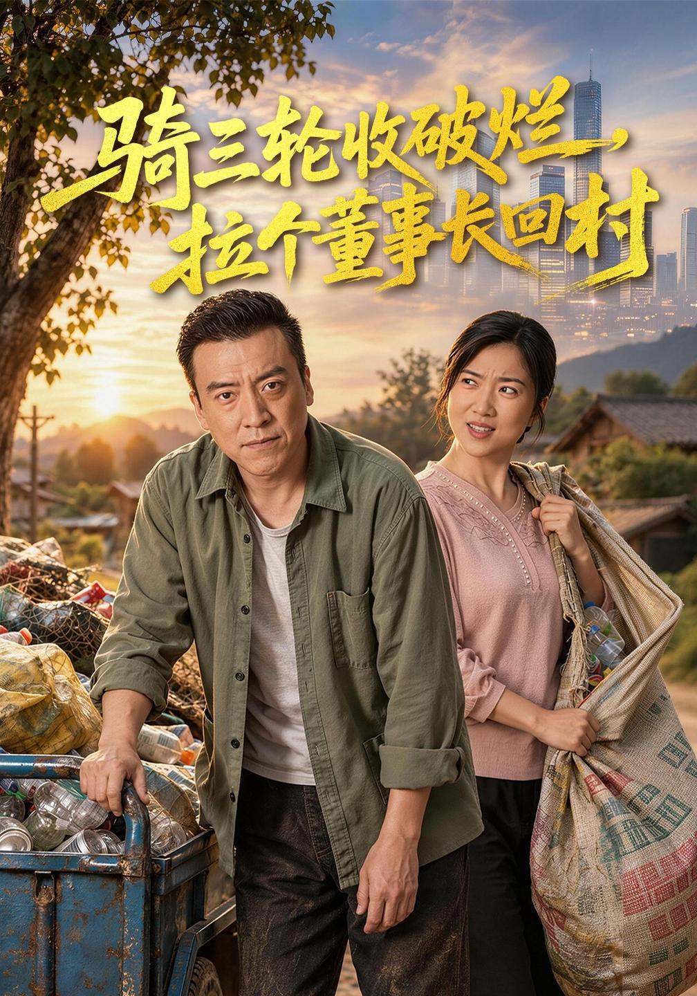骑三轮收破烂,拉个董事长回村(全集)